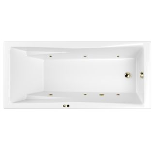 Гидромассажная ванна WHITECROSS Palace 0104.180080.100.SOFT.BR 180x80 см Soft бронза